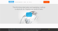 Desktop Screenshot of bekaert.com