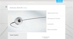 Desktop Screenshot of annualreport.bekaert.com